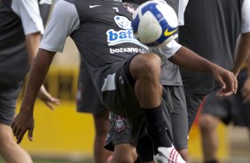 Jorge Henrique durante o treino do Corinthians realizado esta tarde no Parque So Jorge; o prximo jogo do time ser sbado, dia 21/11, contra o Nautico/PE, no estdio do Pacaembu, pelo returno do Campeonato Brasileiro 2009