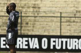 Elias durante o treino do Corinthians, realizado esta manh no Parque So Jorge. O prximo jogo da equipe, ser amanh, sbado, dia 11/09, contra o Grmio, no Pacaembu, pela 21. a rodada do Campeonato Brasileiro de 2010