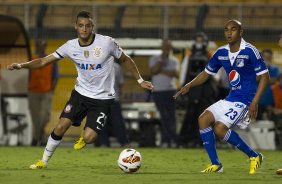 Durante a partida entre Corinthians/Brasil x Millionarios/Colmbia, realizada esta noite no estdio do Pacaembu, segundo jogo da fase de classificao da Copa Libertadores de Amrica 2013