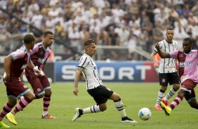 Durante o jogo entre Corinthians x Corinthian-Casuals/Inglaterra, amistoso realizado esta tarde