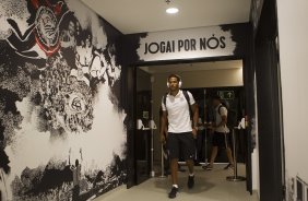 Nos vestirios antes do jogo realizado esta tarde na Arena Corinthians entre Corinthians x Botafogo/RP, jogo vlido pela 5 rodada do Campeonato Paulista de 2015