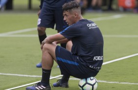 Marciel treinou durante a reapresentao do Corinthians