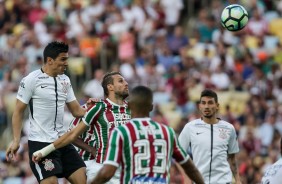 Balbuena em ao contra o Fluminense no Maracan pelo Brasileiro 2017