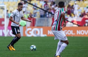 Maycon em ao contra o Fluminense no Maracan pelo Brasileiro 2017