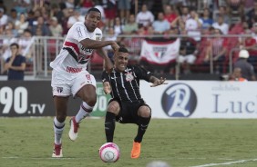 Gabriel durante partida contra o So Paulo, pela semifinal do campeonato paulista