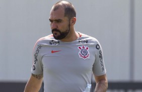 O meia Danilo faz seu penltimo treino como jogador do Corinthians
