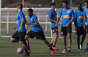 Jogadores treinam neste sbado para duelo contra o Novorizontino, pelo Campeonato Paulista