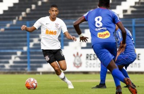 Igor Marques durante jogo contra o So Caetano, pelo Campeonato Paulista Sub-20