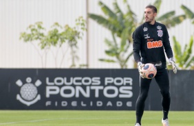Guilherme no ltimo treino do Corinthians antes do jogo contra o Mirassol