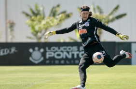 Cssio no ltimo treino antes da final contra o Palmeiras, pelo Paulisto 2020