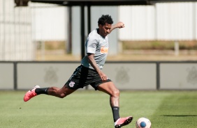 Gil no ltimo treino antes da final contra o Palmeiras, pelo Paulisto 2020
