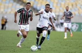 Everaldo no jogo contra o Fluminense, no Maracan, pelo Brasileiro