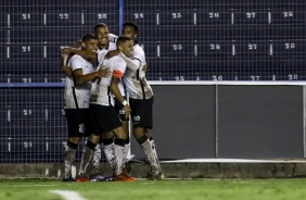 Elenco do Corinthians na vitria sobre o Gois, pelo Campeonato Brasileiro Sub-20