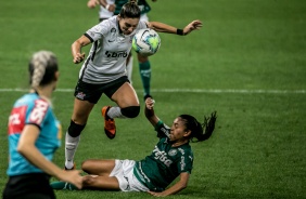 Gabi Zanotti no jogo contra o Palmeiras, pelo Campeonato Brasileiro Feminino, na Neo Qumica Arena