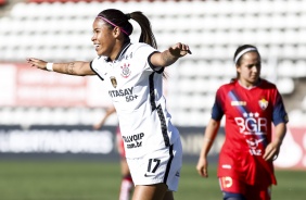 Victria durante goleada sobre o El Nacional, pela Copa Libertadores Feminina