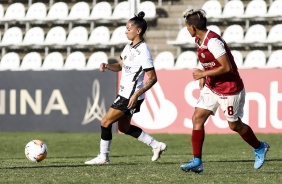 Andressinha no jogo contra o Universitario-PER, pela Copa Libertadores Feminina
