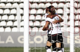 Crivelari no jogo contra o Universitario-PER, pela Copa Libertadores Feminina