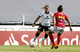 Giovanna Crivelari em ao contra o Santiago Morning pela Libertadores 2020