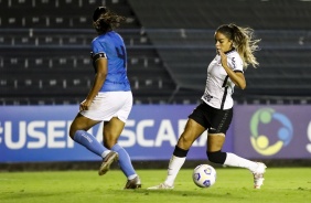Gabi Nunes durante partida entre Corinthians e Real Braslia, pelo Brasileiro Feminino