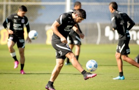 Bruno Mndez durante o ltimo treino do Corinthians antes do jogo contra o Amrica-MG