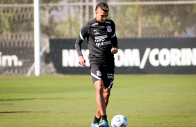 Cantillo durante o ltimo treino do Corinthians antes do jogo contra o Amrica-MG