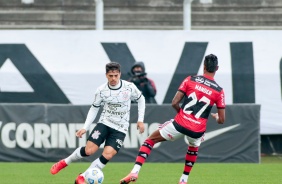 Fagner durante jogo entre Corinthians e Flamengo, pelo Brasileiro, na Neo Qumica Arena