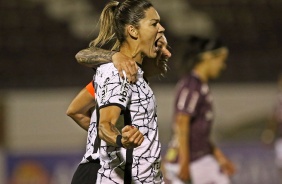 Gabi Zanotti comemora seu gol contra a Ferroviria, pelo Campeonato Paulista 2021