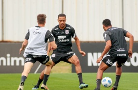 Wilian no treino de reapresentao do Corinthians no CT Joaquim Grava