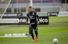 Donelli durante treino preparatrio para o Drbi entre Corinthians e Palmeiras