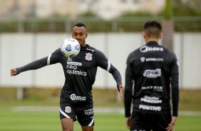 Raul Gustavo durante treino preparatrio para o Drbi entre Corinthians e Palmeiras