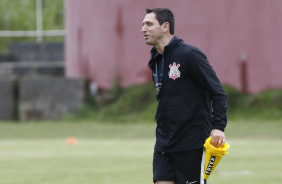 Treinador Diogo Siston prepara equipe Sub-20 do Corinthians para prximo jogo pela Copinha