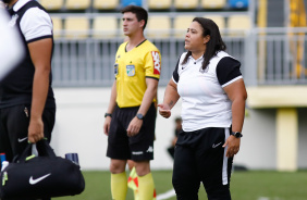 Thaissan Passos em jogo do Corinthians contra o Juventude
