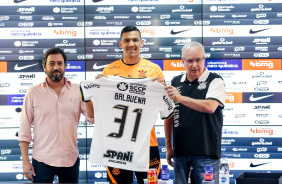 Balbuena foi apresentado pelo Corinthians nesta tera-feira