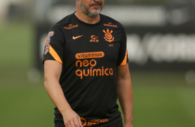 Vtor Pereira em ltimo treino do Corinthians antes da final da Copa do Brasil