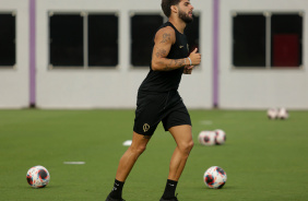 Yuri Alberto durante treino do Corinthians