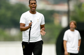 Fernando Lzaro comanda ltimo treino do Corinthians antes de quartas do Paulisto