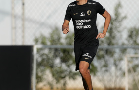 Victor Cantillo durante treino do Corinthians desta segunda-feira