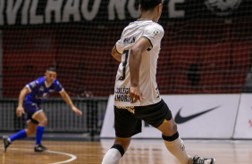 Maiquinho durante jogo entre Corinthians e Bragana pelo Paulista de Futsal