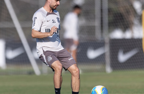 Igor Coronado durante o treino do Corinthians