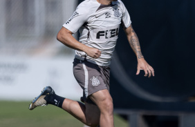 Ryan fazendo treino de velocidade no Corinthians