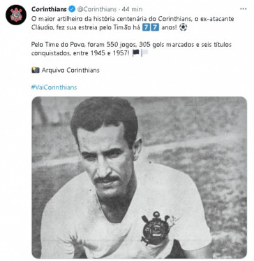 Os maiores artilheiros do Corinthians na história