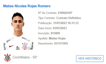 Pressionado, Matías Rojas conta com Romero para brilhar no Corinthians -  CBN Campinas 99,1 FM