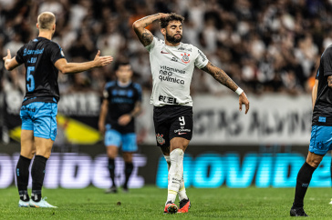 Wesley no segundo tempo contra o Grêmio na Neo Química Arena