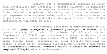 A deciso do TCE-SP de condenar o Corinthians por irregularidades na prestao de contas
