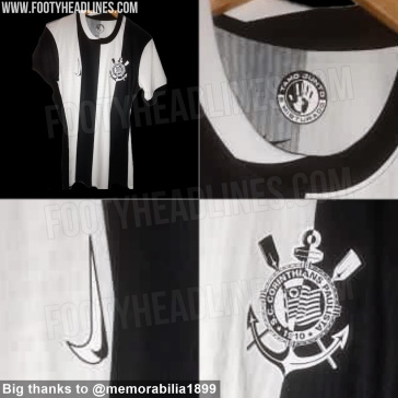 Portal divulgou imagens da suposta nova camisa do Corinthians