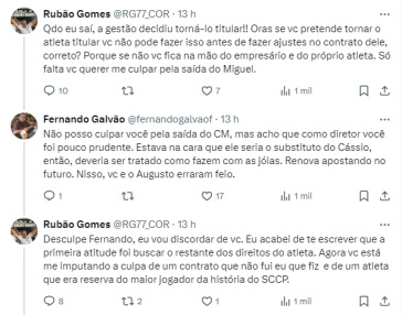 Rubo se defende nas redes sociais sobre caso Carlos Miguel