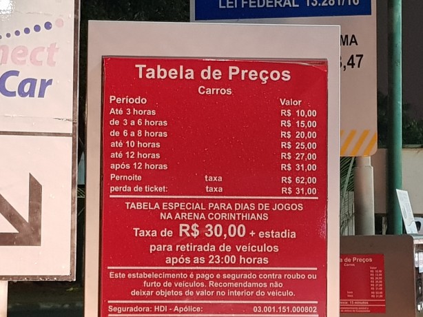 Shopping Itaquera oferece seu estacionamento aos torcedores