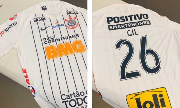 Corinthians tem nove patrocinadores no uniforme, incluindo os da parte de trs