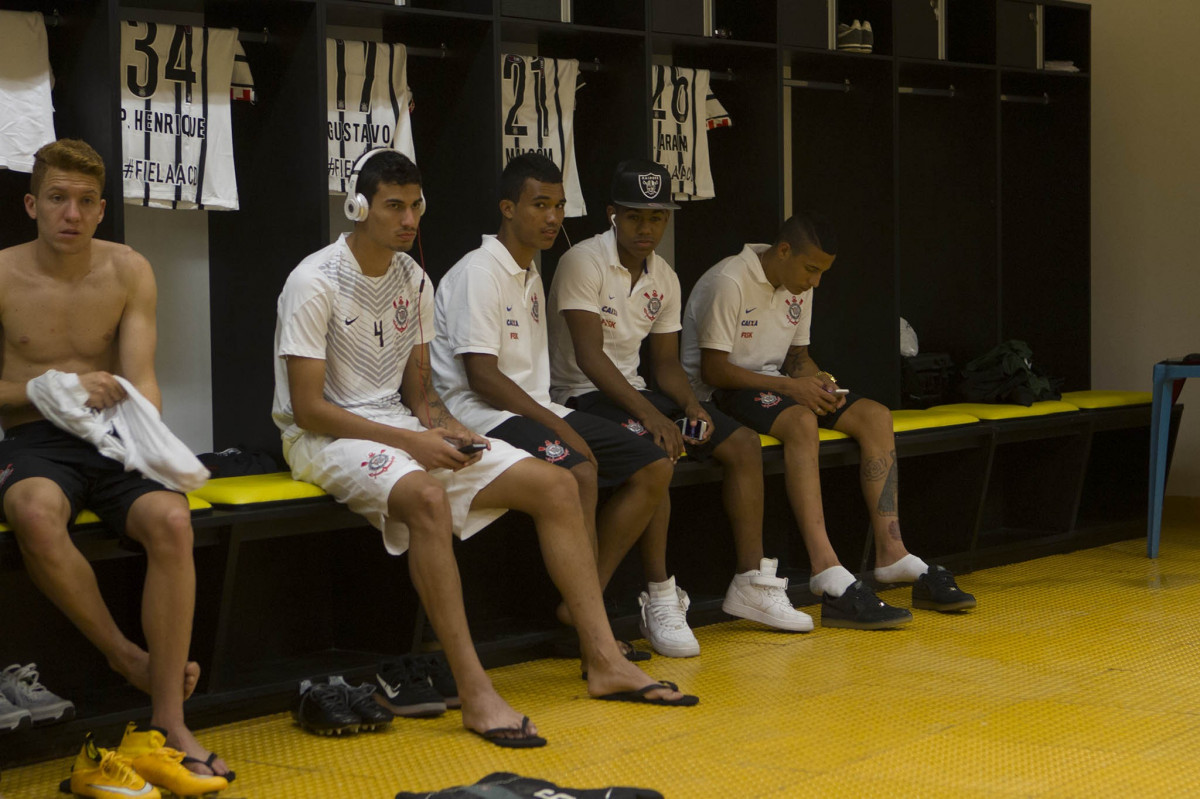 Nos vestirios antes do jogo entre Botafogo x Corinthians, realizado esta noite na Arena Amaznia, vlido pela 28 rodada do Campeonato Brasileiro de 2014