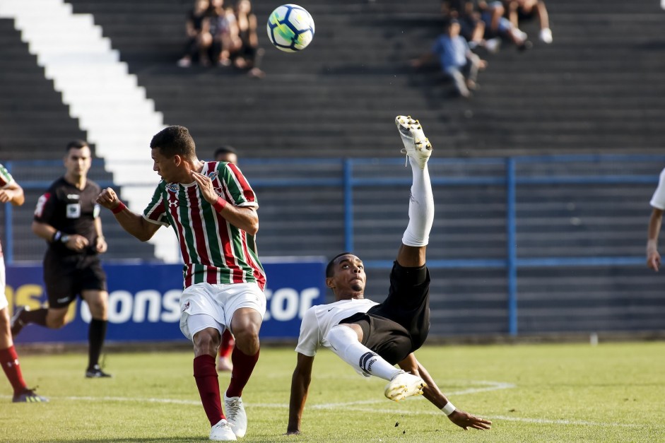 Corinthians Sub-17 perdeu para o Fluminense no jogo de ida das quartas de final da Copa do Brasil